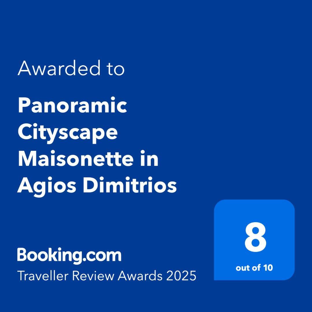 Panoramic Cityscape Maisonette In Agios Dimitrios Athens Exterior photo